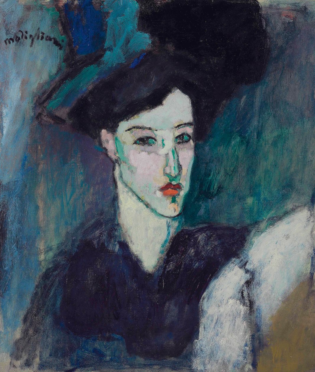 Niemiecki: Żydówka Żydówka autorstwa Amedeo Modigliani