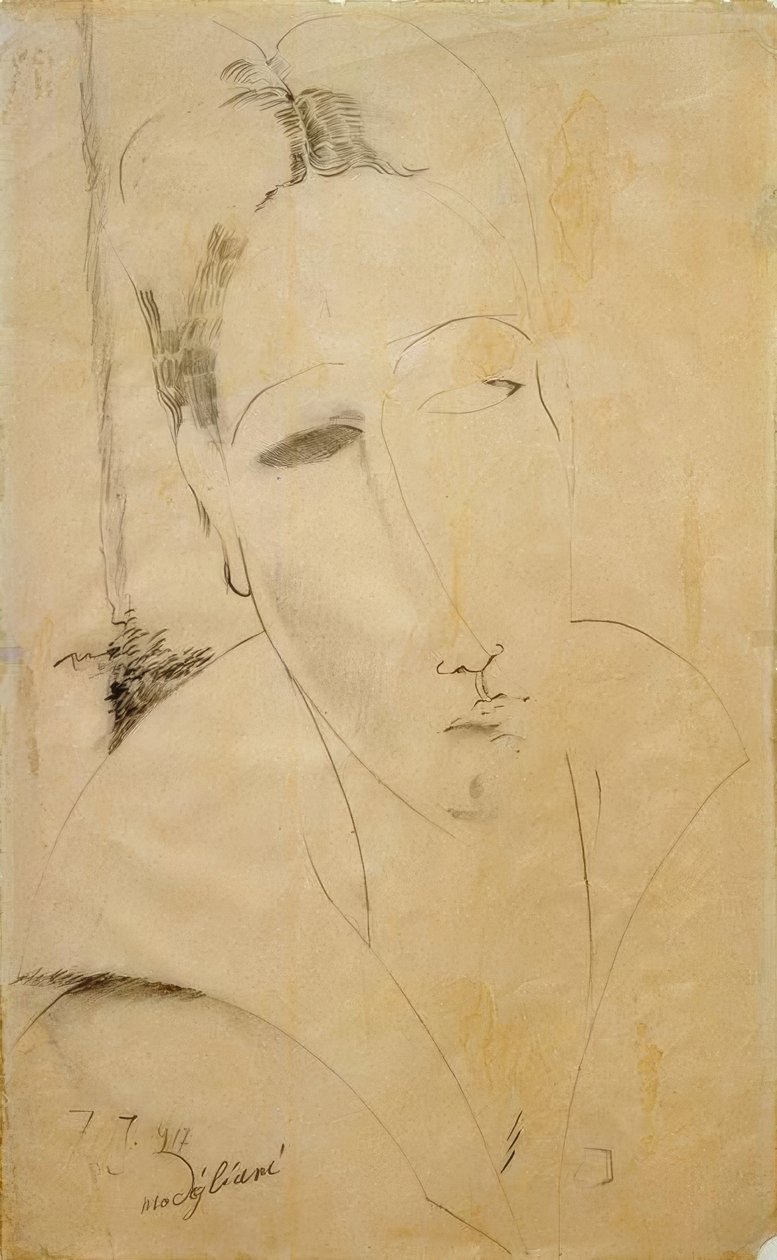 Hanka Zboroska autorstwa Amedeo Modigliani