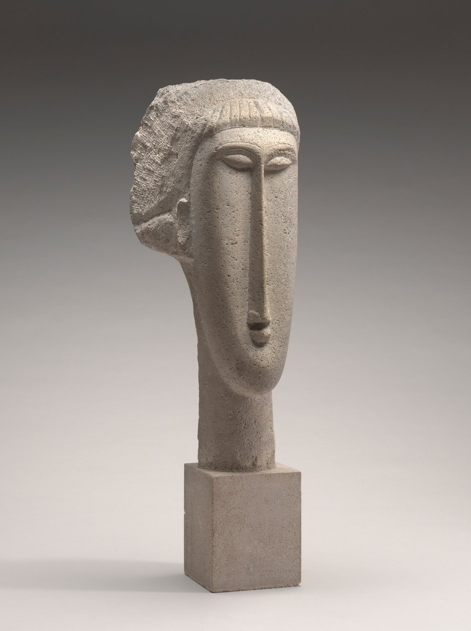 Głowa kobiety autorstwa Amedeo Modigliani
