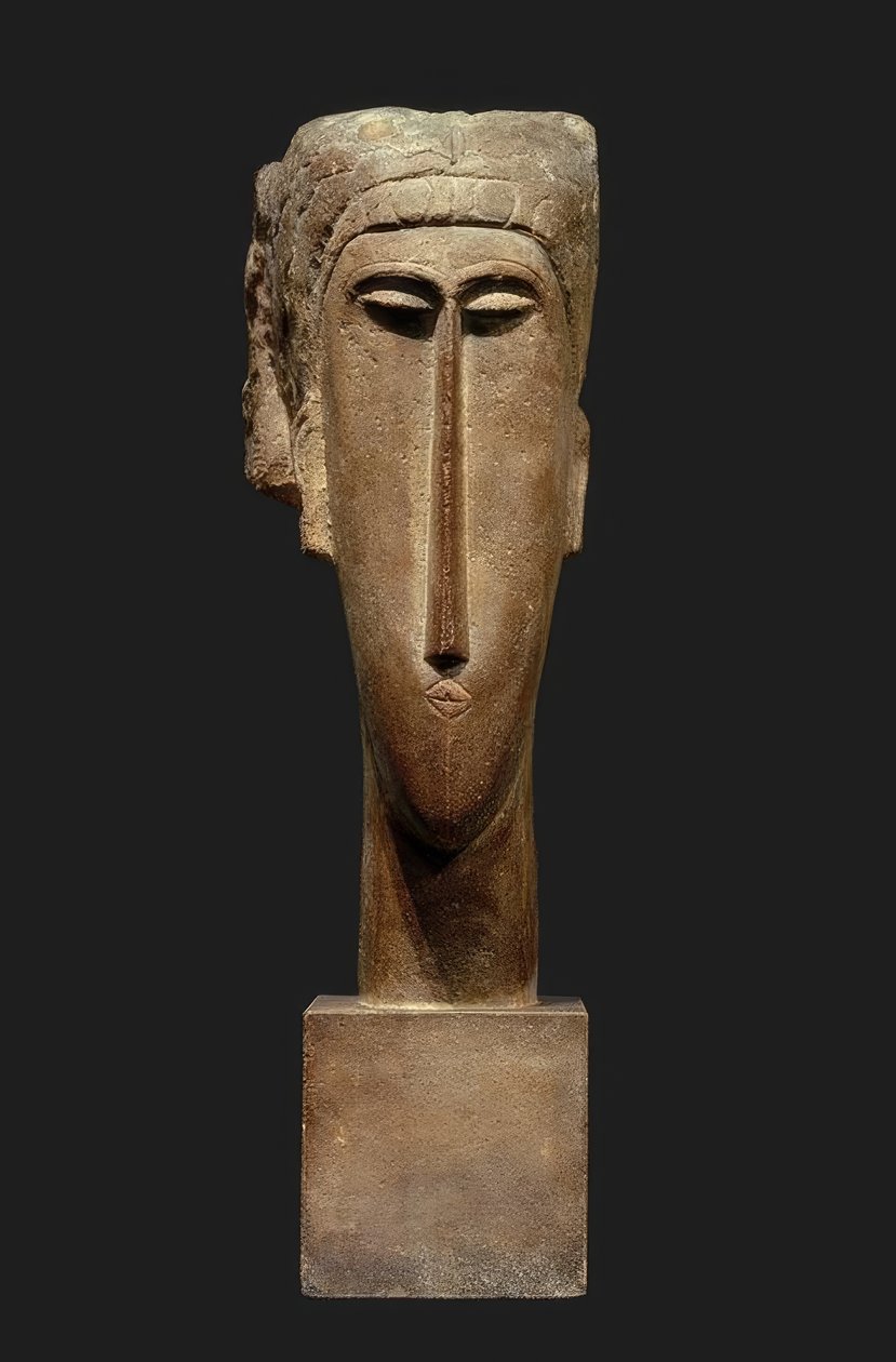 głowa autorstwa Amedeo Modigliani
