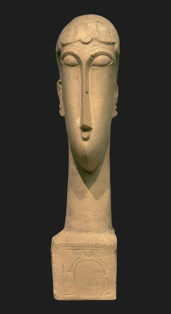 Głowa kobiety autorstwa Amedeo Modigliani