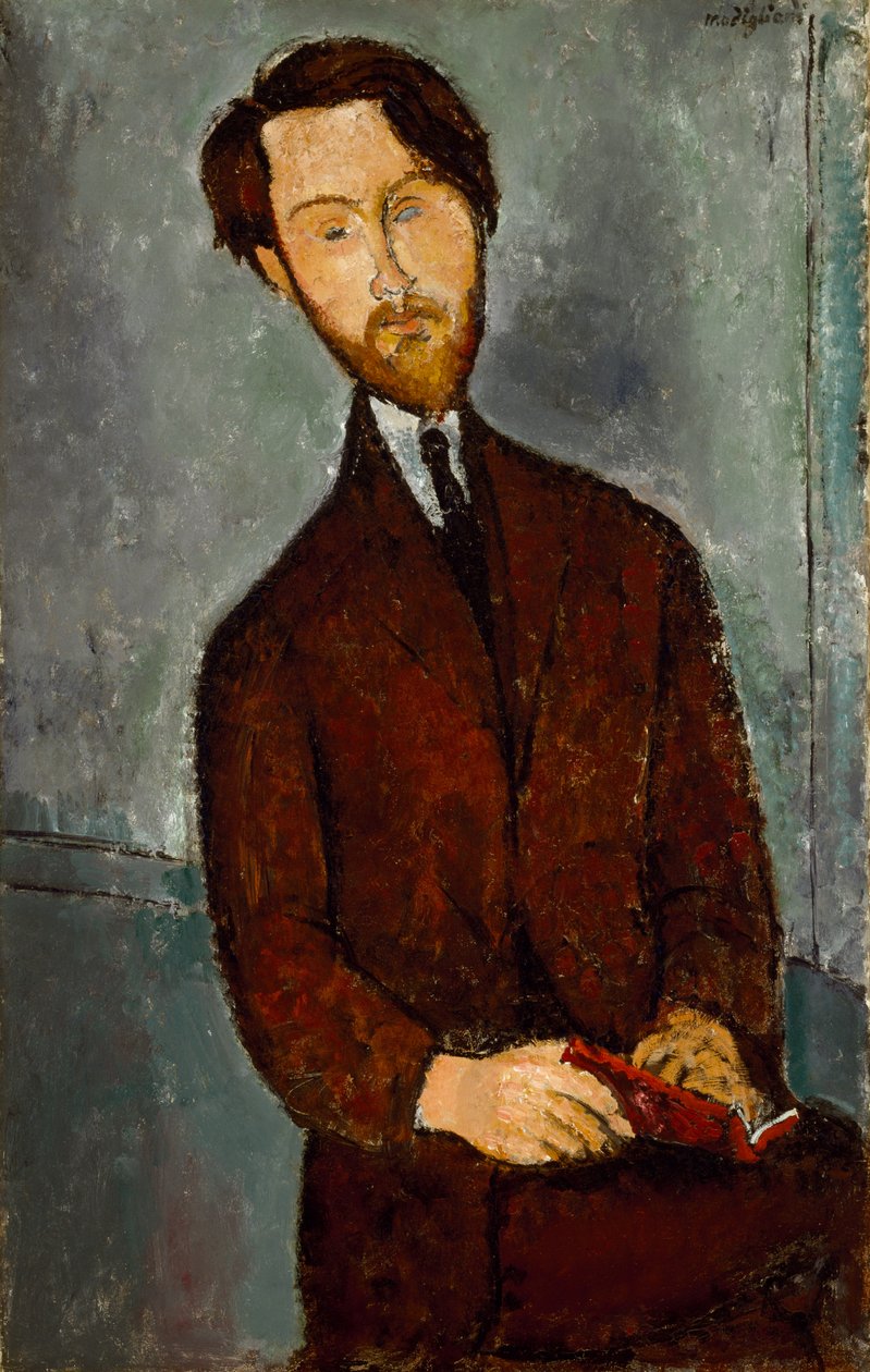 Leopold Zborowski, ok. 1916 autorstwa Amedeo Modigliani