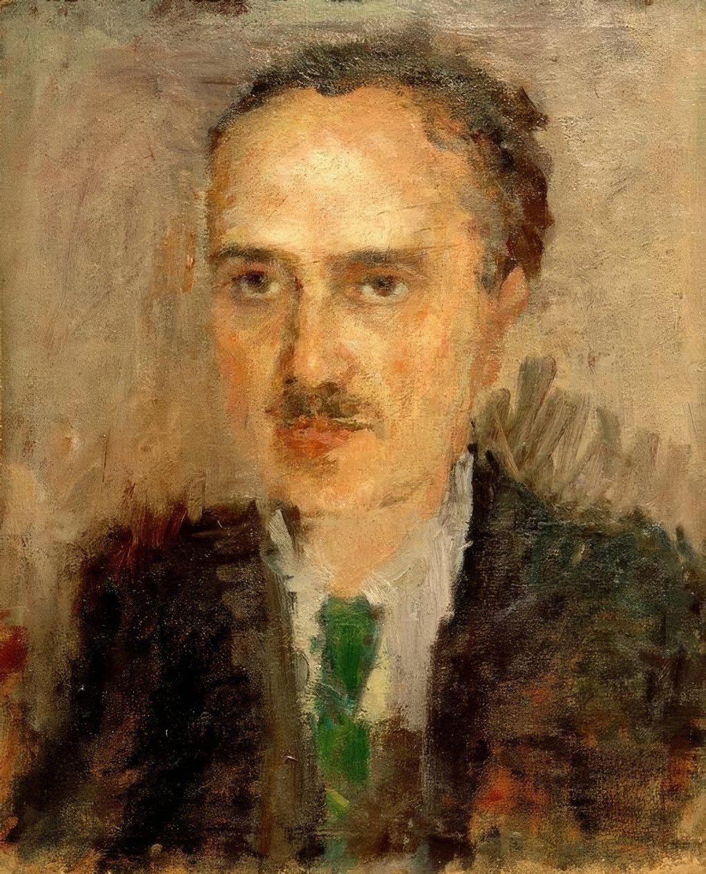 Mężczyzna z wąsami autorstwa Amedeo Modigliani