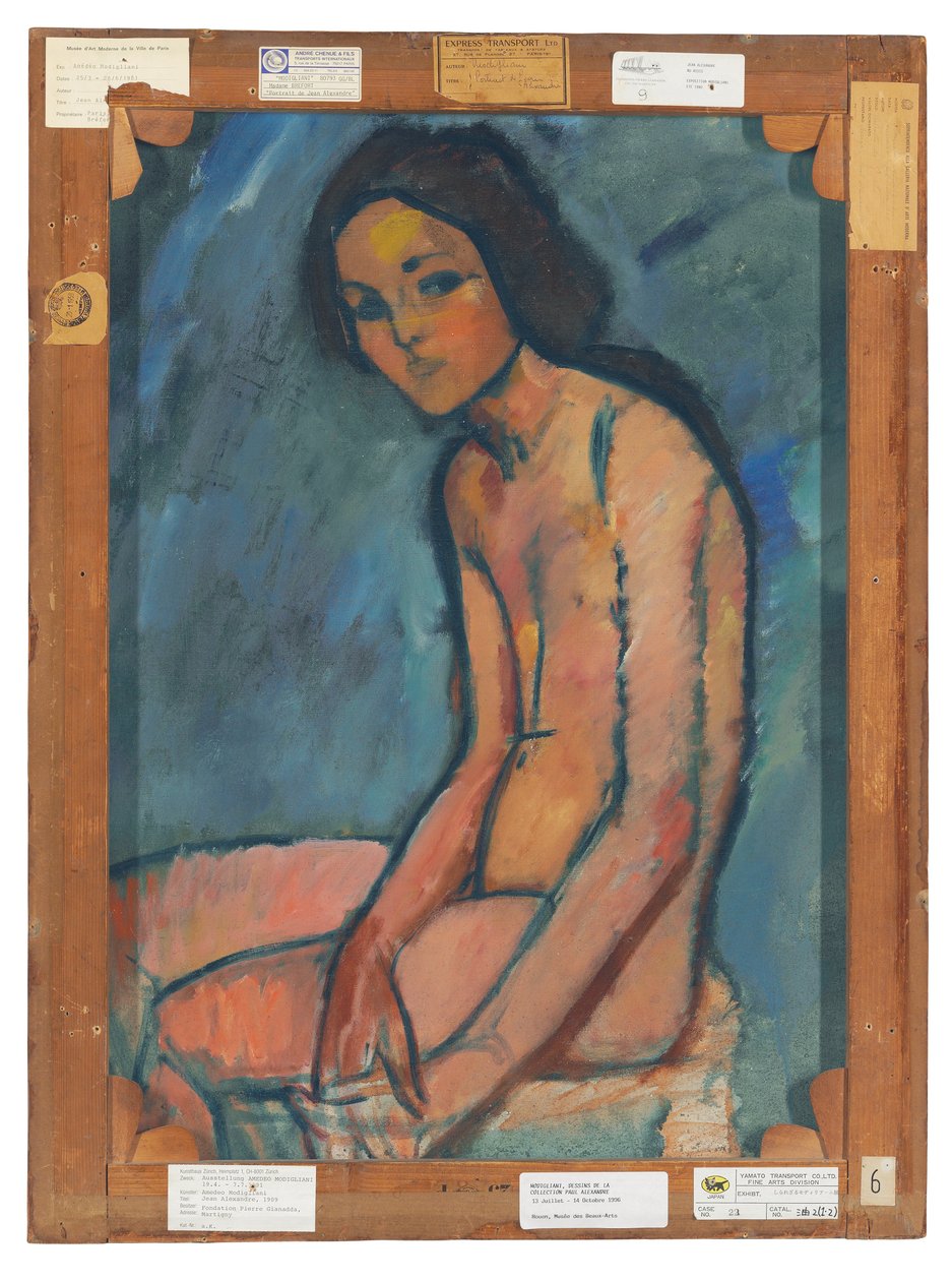 Nu assis, c.1909 autorstwa Amedeo Modigliani