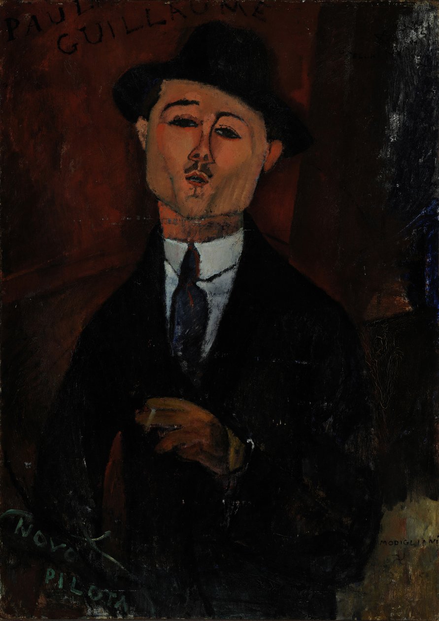Paul Guillaume, nowy pilot autorstwa Amedeo Modigliani