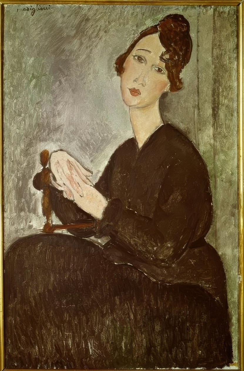 Portret Dédie (Odette Hayden) autorstwa Amedeo Modigliani