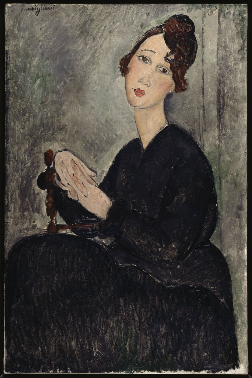 Portret Dèdie, 1918 autorstwa Amedeo Modigliani
