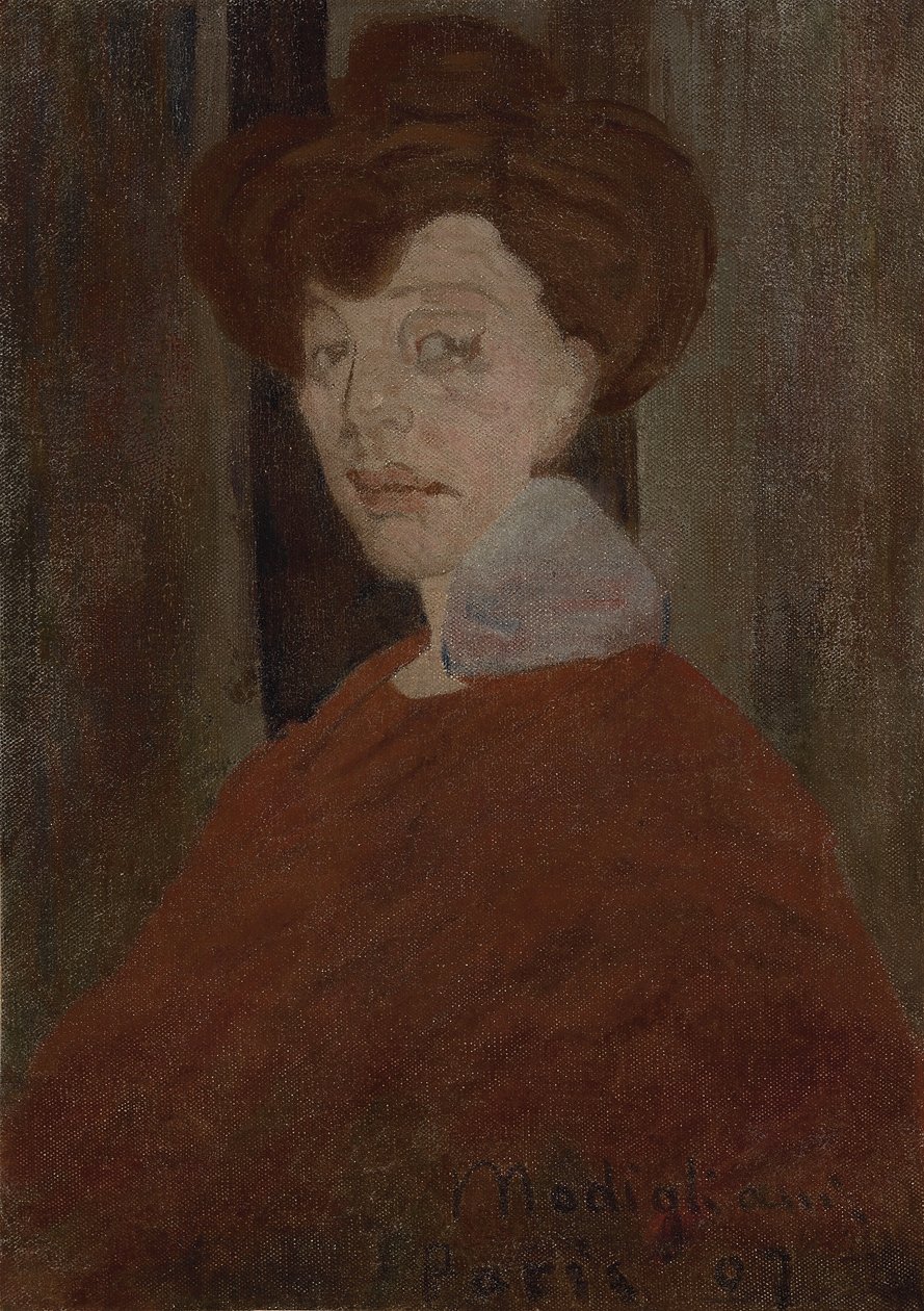Portret kobiety, 1907 autorstwa Amedeo Modigliani