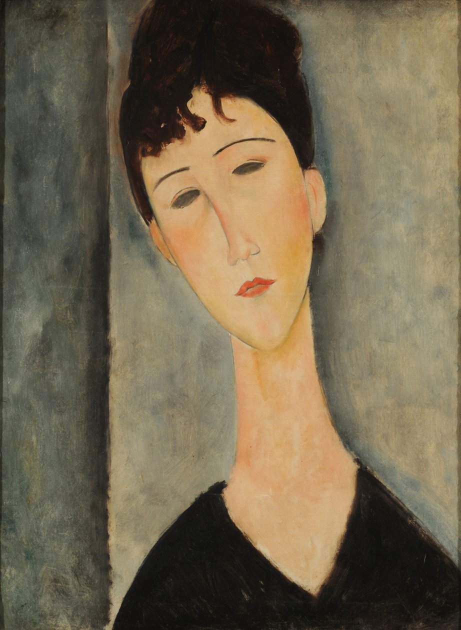 Portret młodej kobiety. autorstwa Amedeo Modigliani