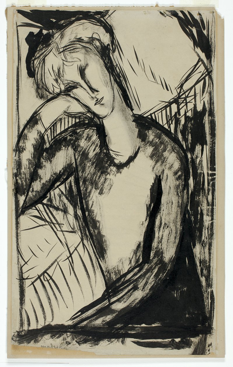 Portret młodej kobiety autorstwa Amedeo Modigliani