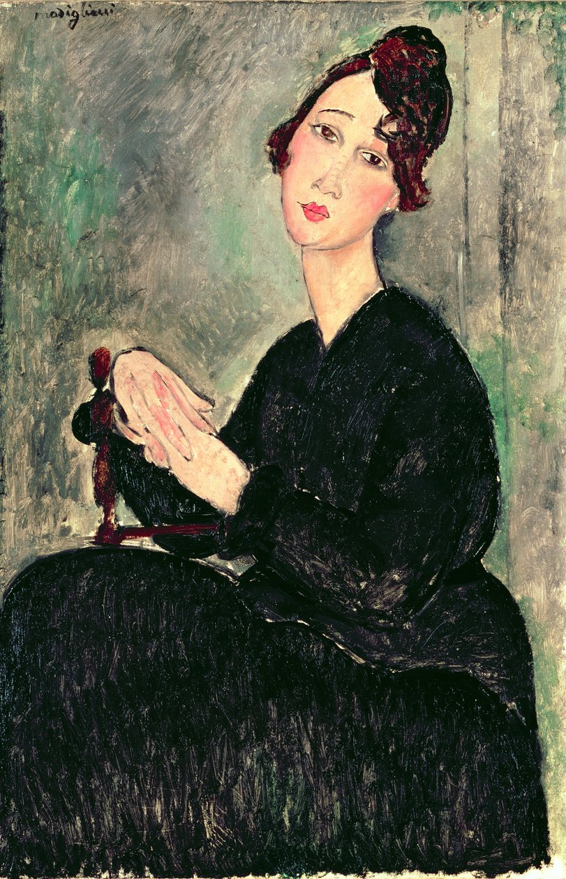 Portret młodej kobiety autorstwa Amedeo Modigliani