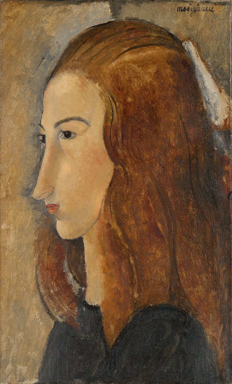 Portret młodej kobiety, 1918 autorstwa Amedeo Modigliani