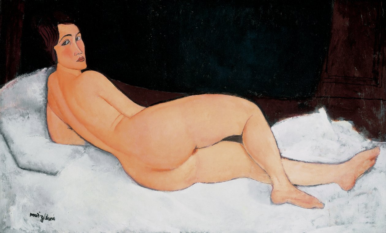 Odpoczynek nago autorstwa Amedeo Modigliani