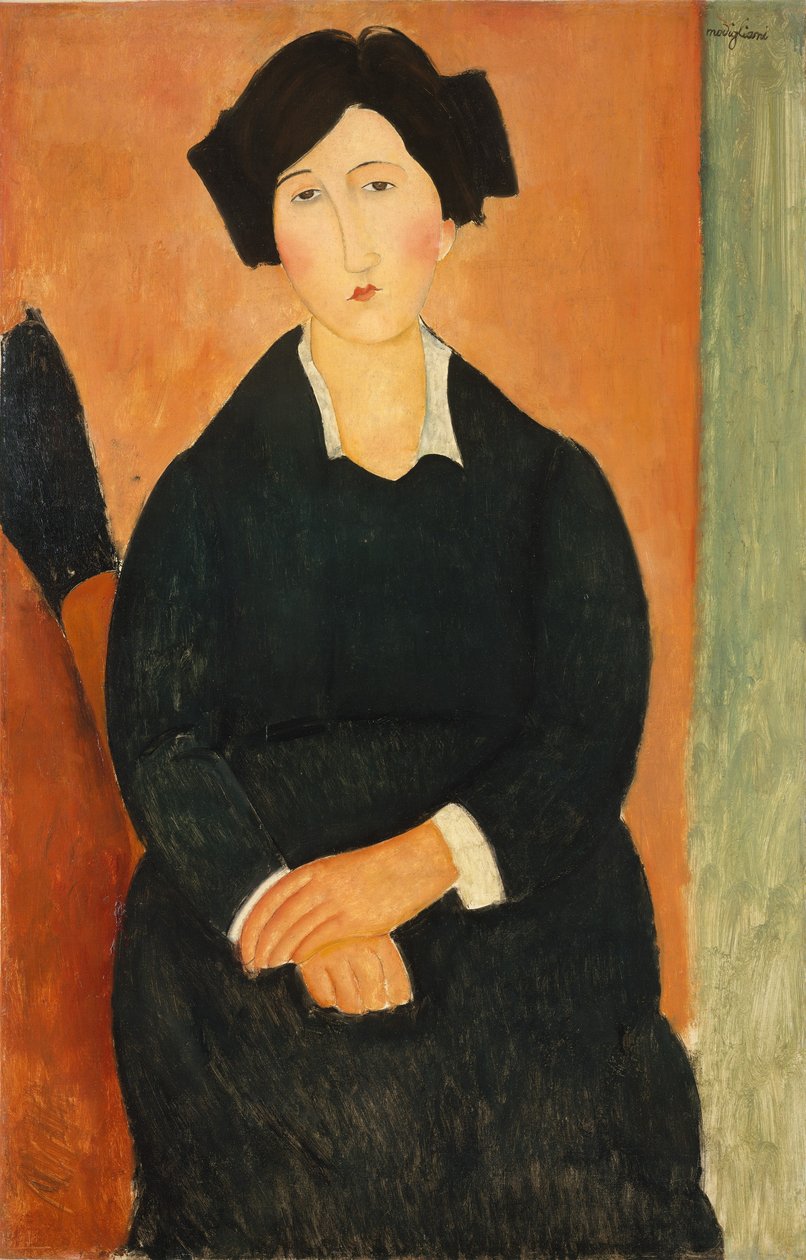 Włoszka, 1917 autorstwa Amedeo Modigliani
