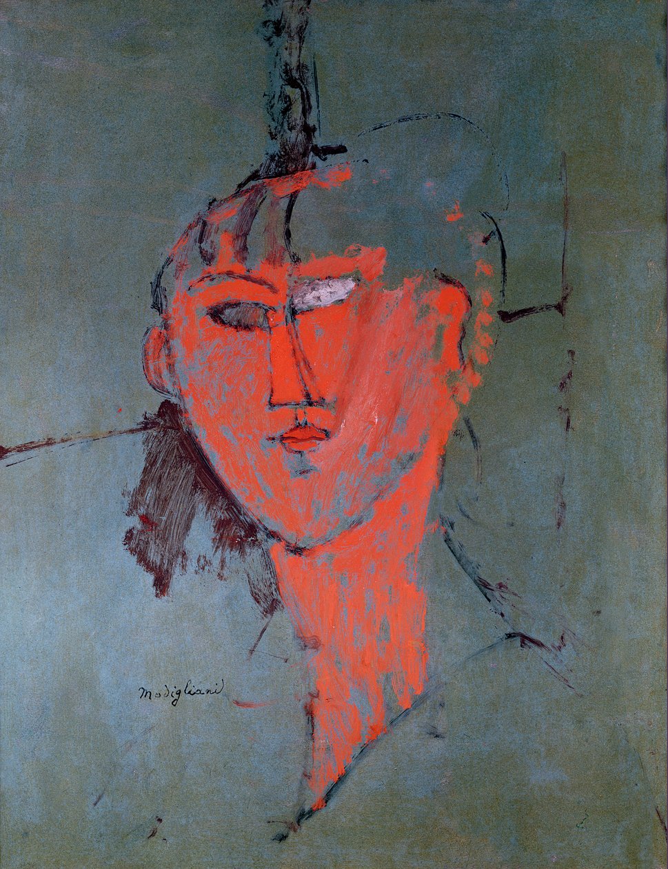 Czerwona Głowa autorstwa Amedeo Modigliani
