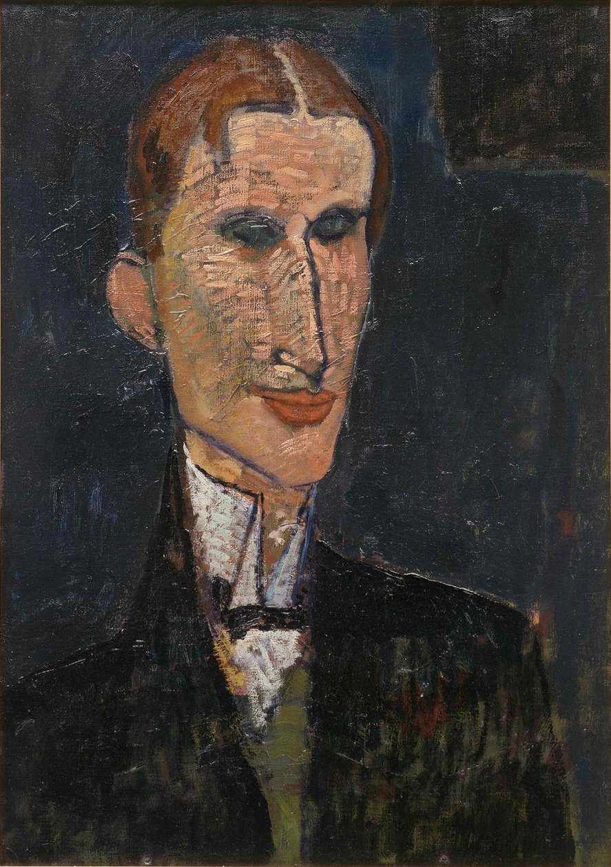Wiking Eggeling, 1916. autorstwa Amedeo Modigliani