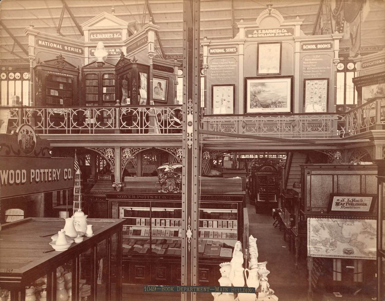 JAK. Wystawa Barnes und Co., 1876 (odbitka srebrna) autorstwa American Photographer