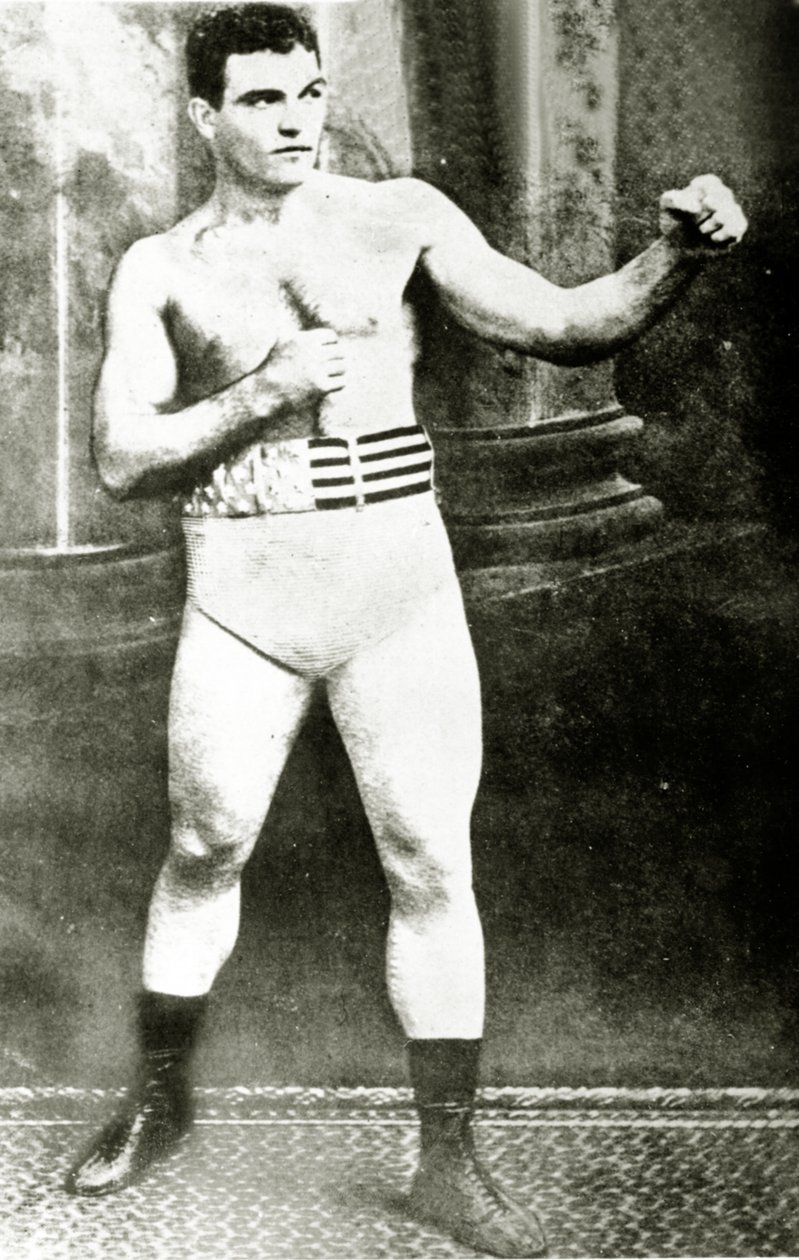 James J. Jeffries, 1902 (zdjęcie w sepii) autorstwa American Photographer