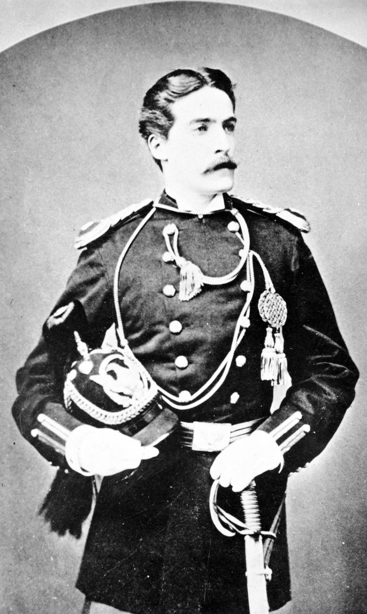 Jeden z oficerów Custerów, ok. 1860 r. autorstwa American Photographer