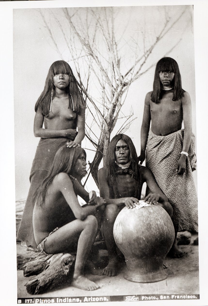 Indianie Pimos w Arizonie autorstwa American Photographer