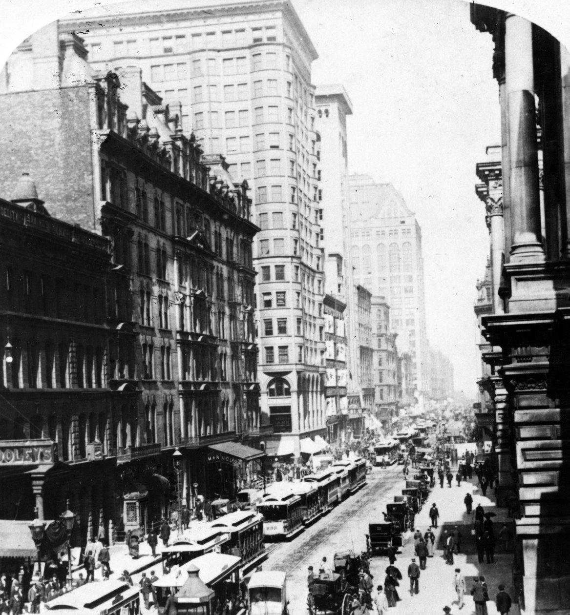 Randolph Street, Chicago, 1896 autorstwa American Photographer