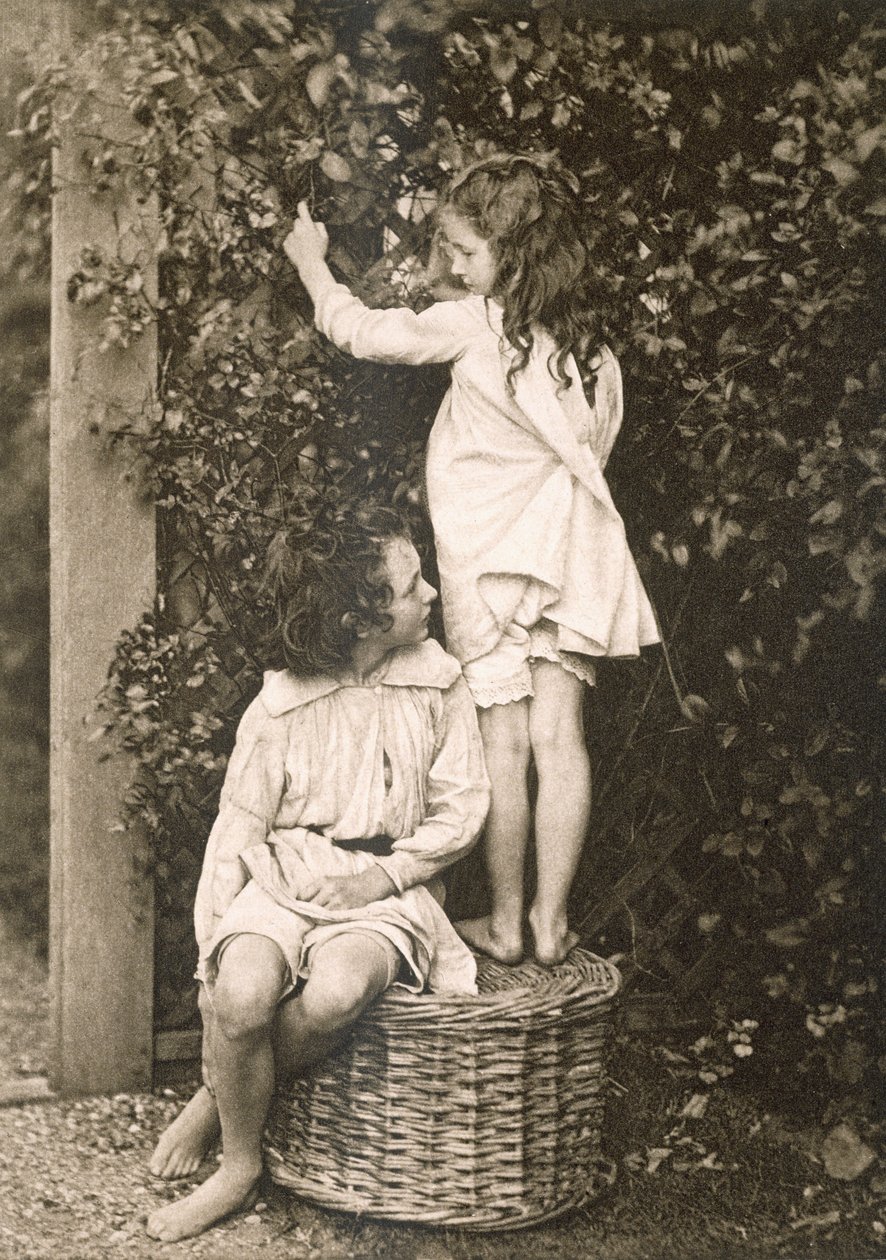 The Summer Garden, z Sun Artists: A Serial of Artistic Photography, opublikowanej przez Kegan Paul, Trench Trubner, Londyn, 1889-91 autorstwa American Photographer