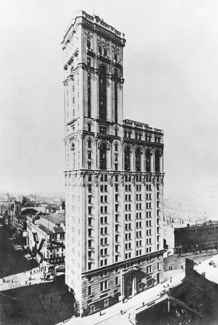 The Times Building, Nowy Jork, ok. 1900 autorstwa American Photographer