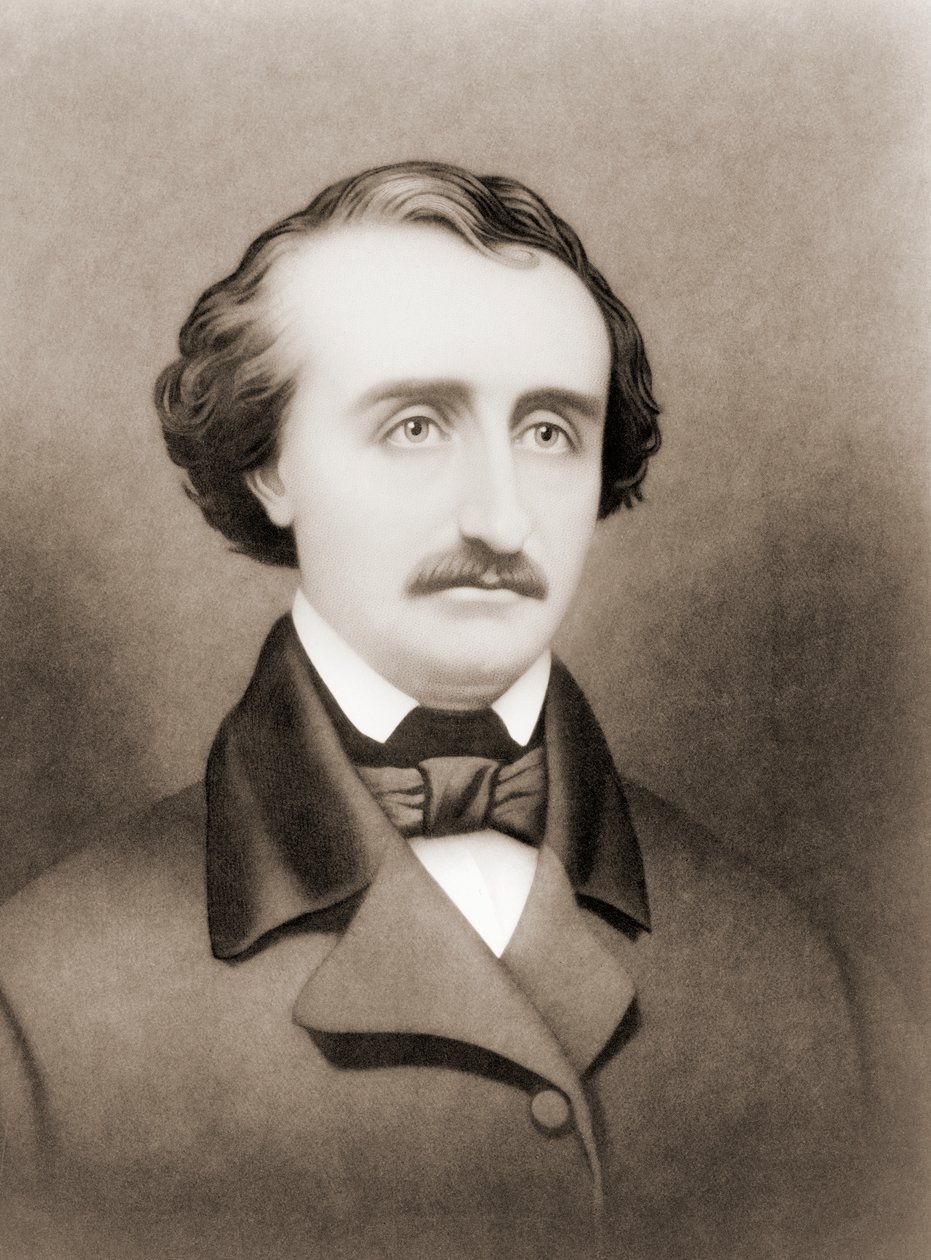 Edgar Allen Poe, po XIX-wiecznej rycinie autorstwa American School