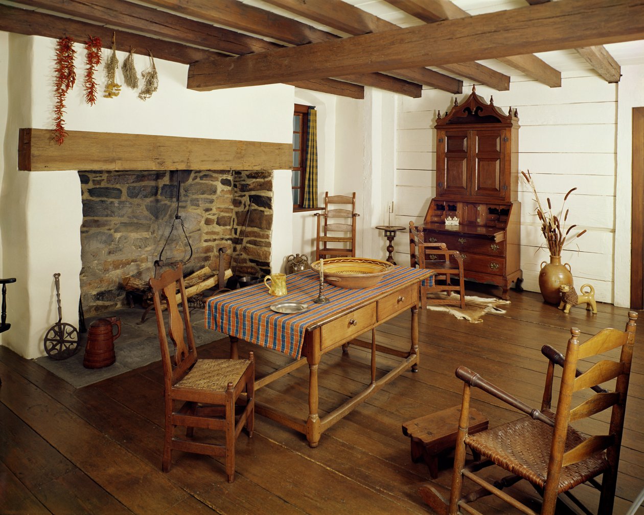 Pokój Piemont, Guildford County North Carolina, c.1766 autorstwa American School