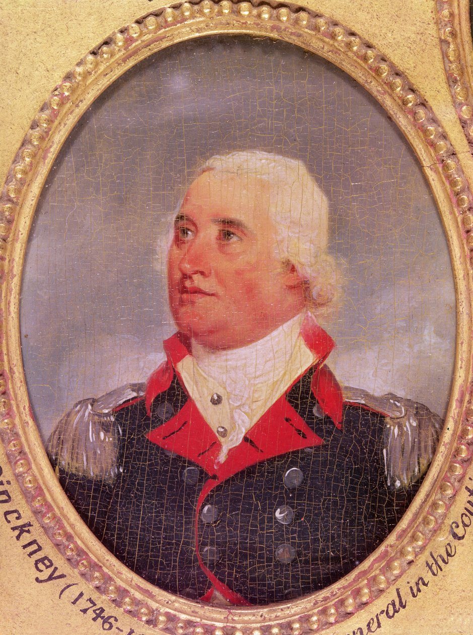 Portret generała dywizji Charlesa C. Pinckneya autorstwa American School
