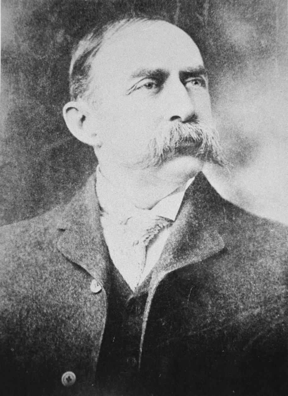 Porucznik John Barclay Armstrong (1815-1913) (zdjęcie czarno-białe) autorstwa American Photographer