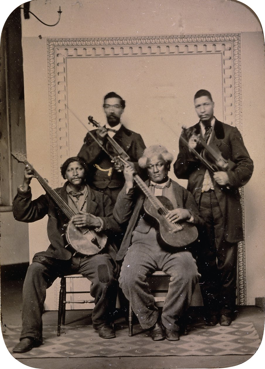Kwartet, 1865 autorstwa American Photographer