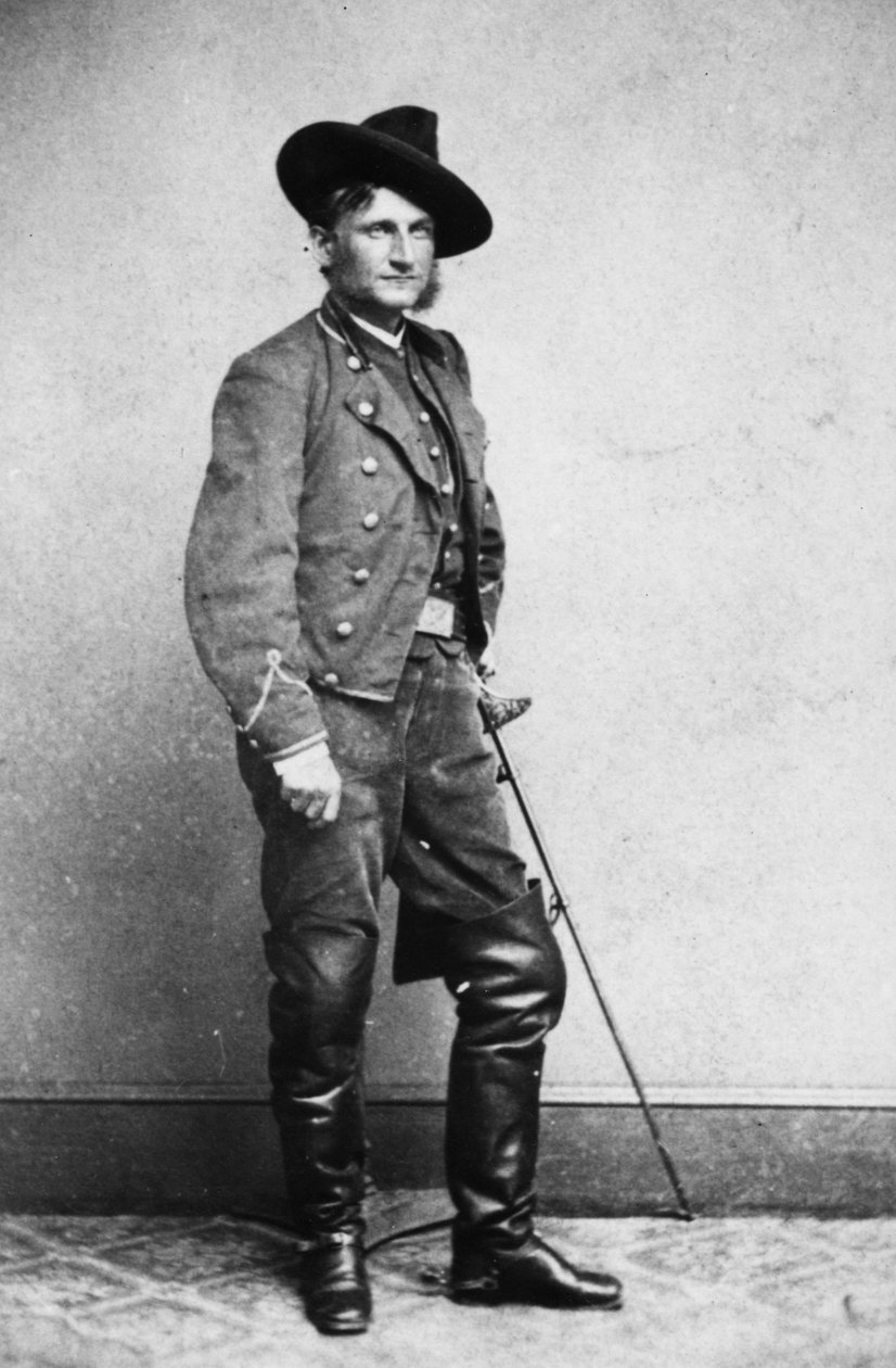 Generał kawalerii Unii Hugh Judson Kilpatrick, ok. 1860 r. autorstwa American Photographer