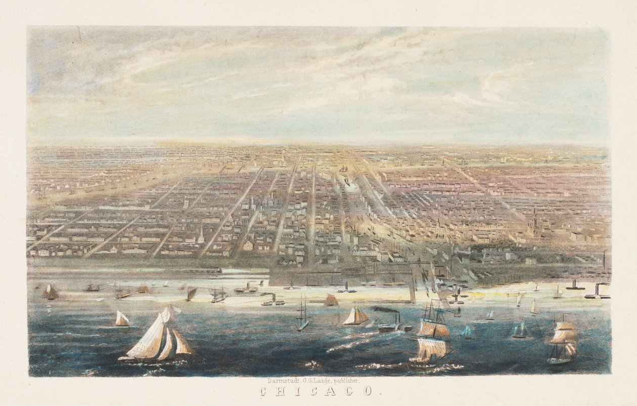 Port Chicago po 1856 r. autorstwa American School