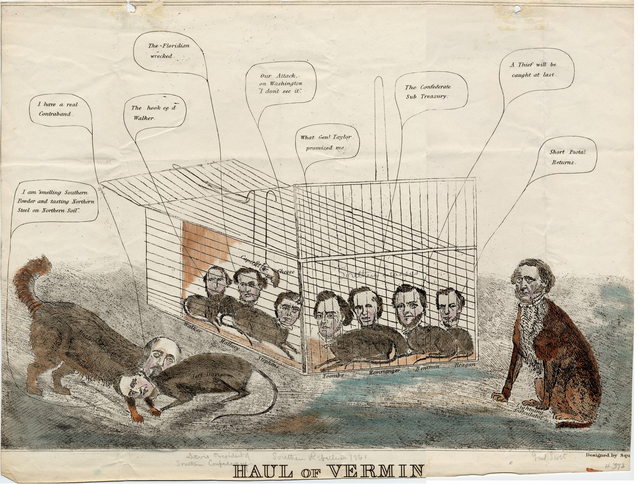 Haul of Vermin, zaprojektowany przez Squ., 1861 autorstwa American School