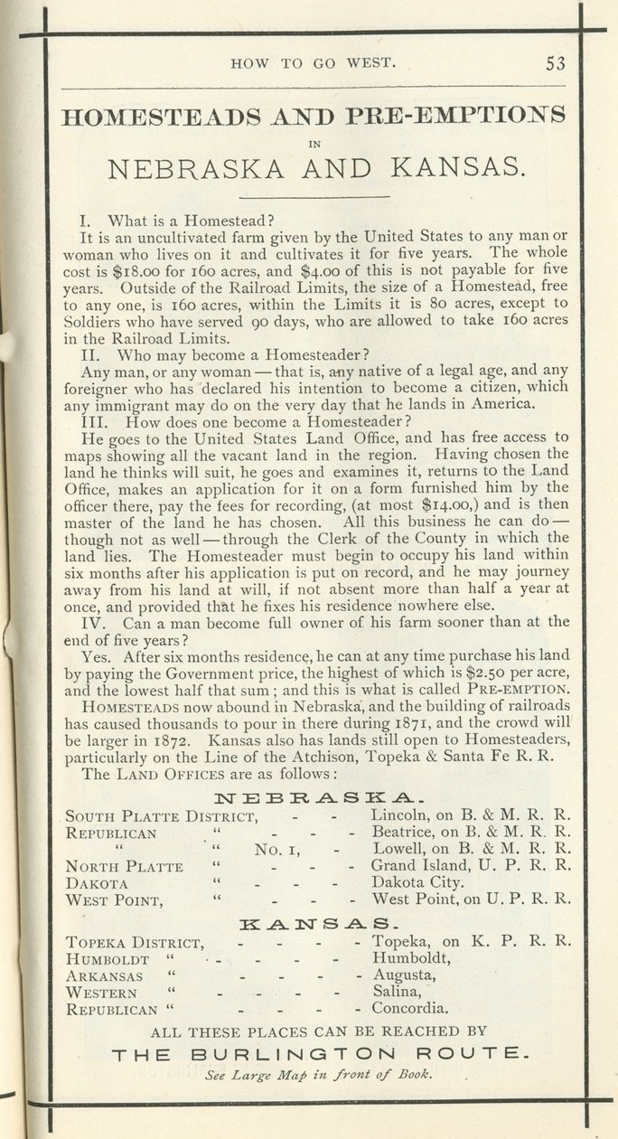 Zagrody i pierwokupy, 1872 (druk) autorstwa American School