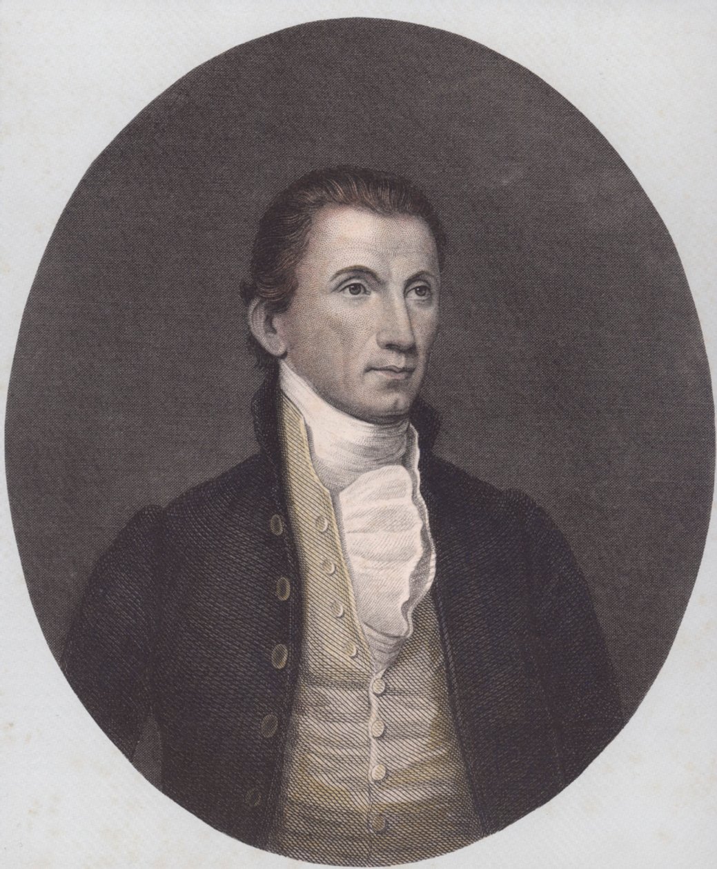 James Monroe (kolorowy grawerunek) autorstwa American School