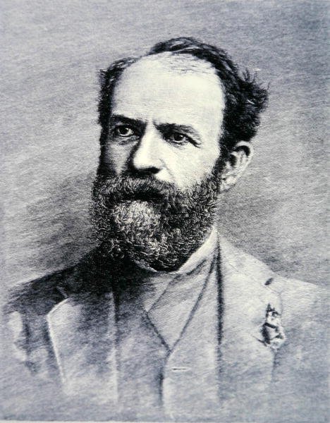 Jay Gould (1836-92) (grawerowanie) autorstwa American School