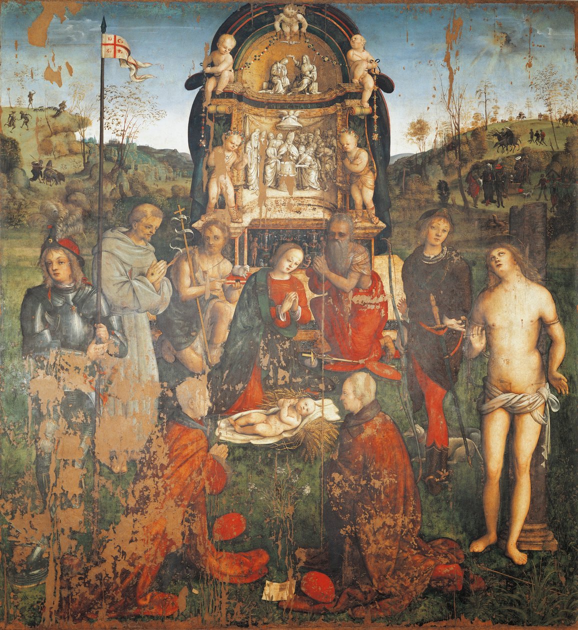 Narodzenia, Amico Aspertini (1475-1552) autorstwa Amico Aspertini