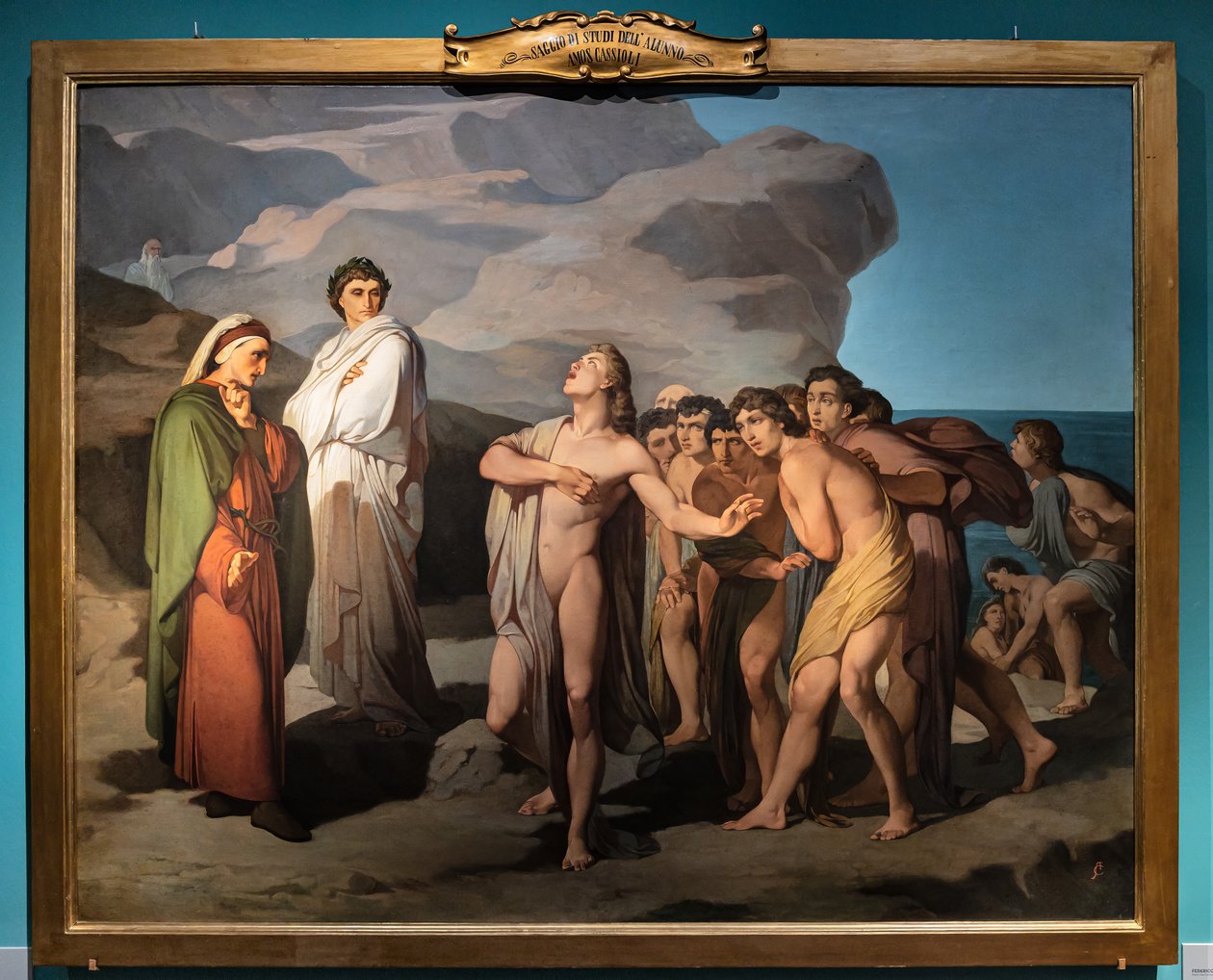 Dante i Casella autorstwa Amos Cassioli