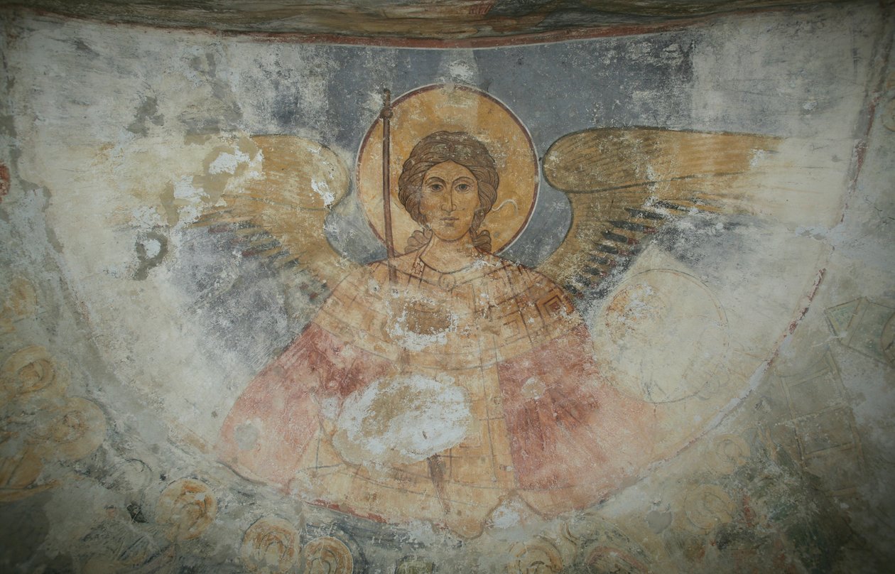 Święty Michał Archanioł, XII wiek autorstwa Ancient Russian frescos