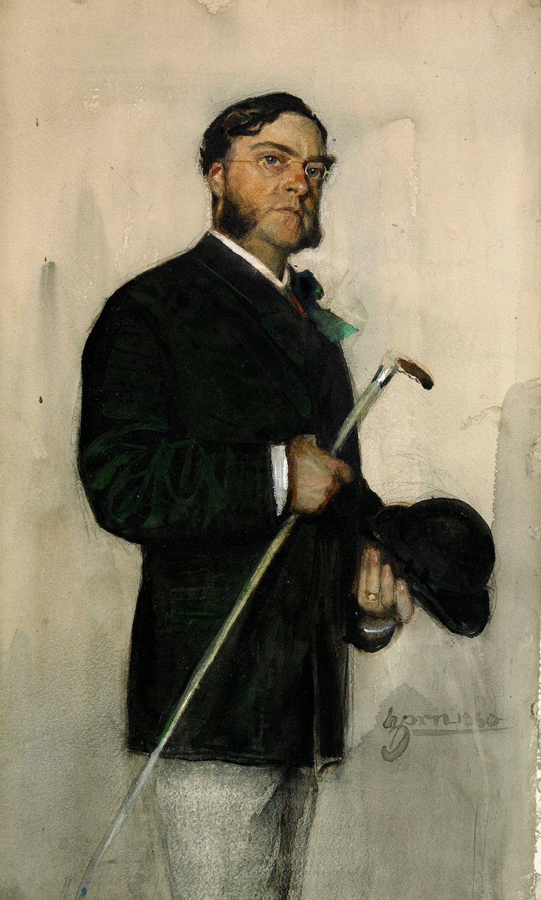 Bankier Ludvig Arosenius autorstwa Anders Leonard Zorn