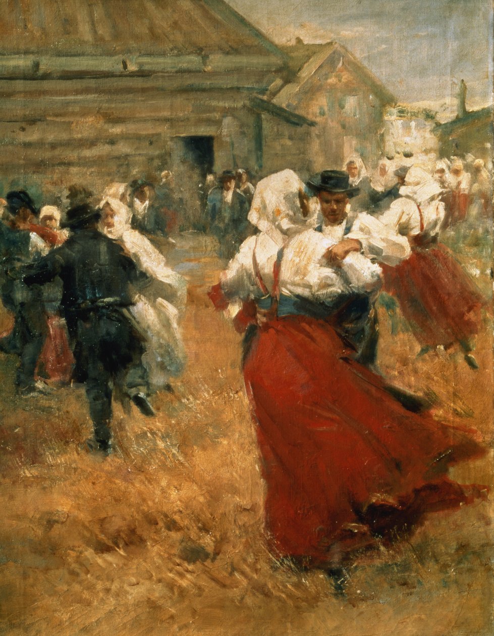 Festiwal wiejski, lata 90-te XIX wieku autorstwa Anders Leonard Zorn