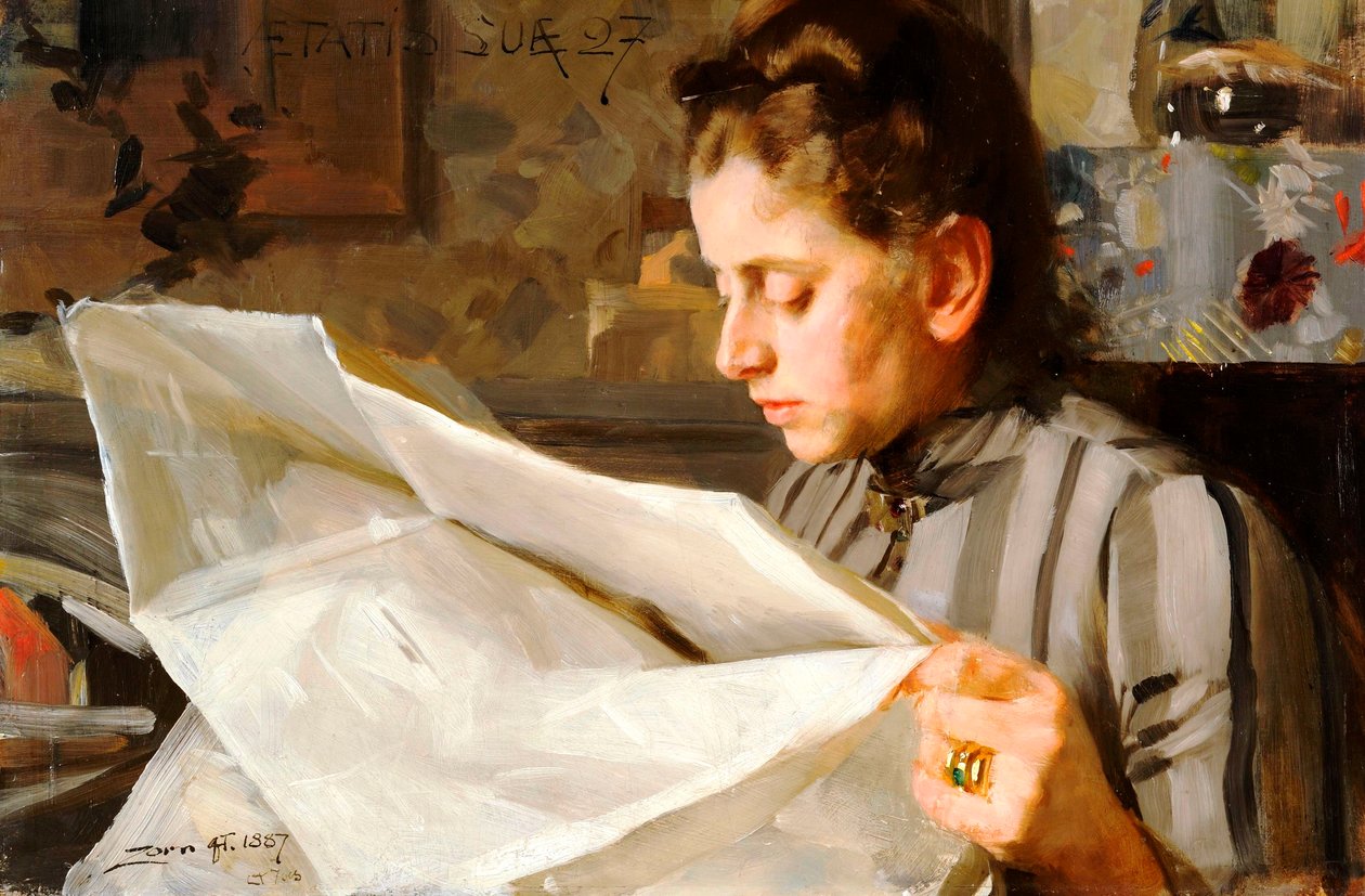 Emma Zorn, czytanie autorstwa Anders Leonard Zorn