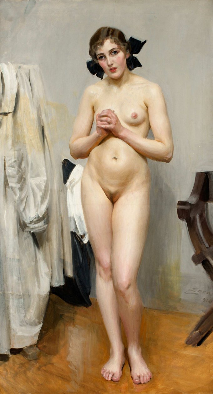 Czternaście lat, myślę, że byłem autorstwa Anders Leonard Zorn