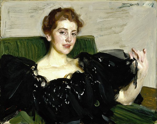 Pani Lucy Turner Radość autorstwa Anders Leonard Zorn