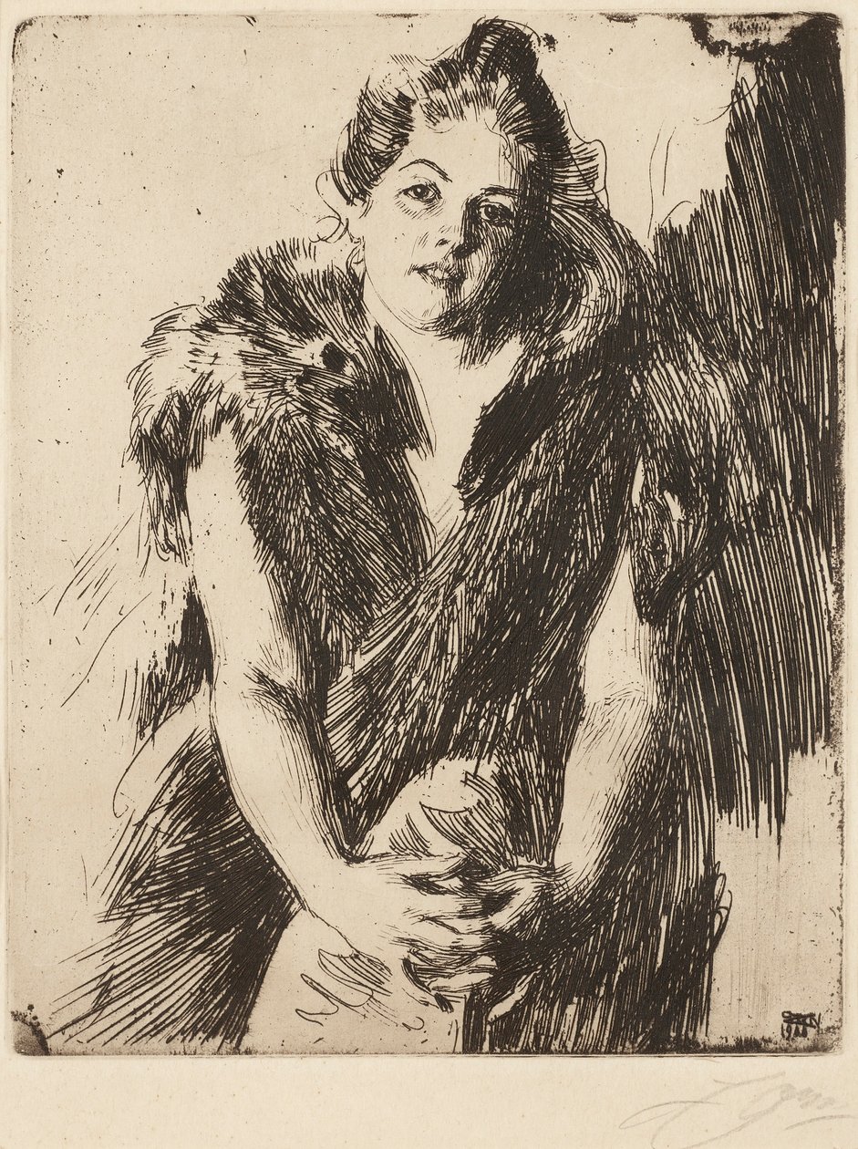 Maja von Heijne autorstwa Anders Leonard Zorn