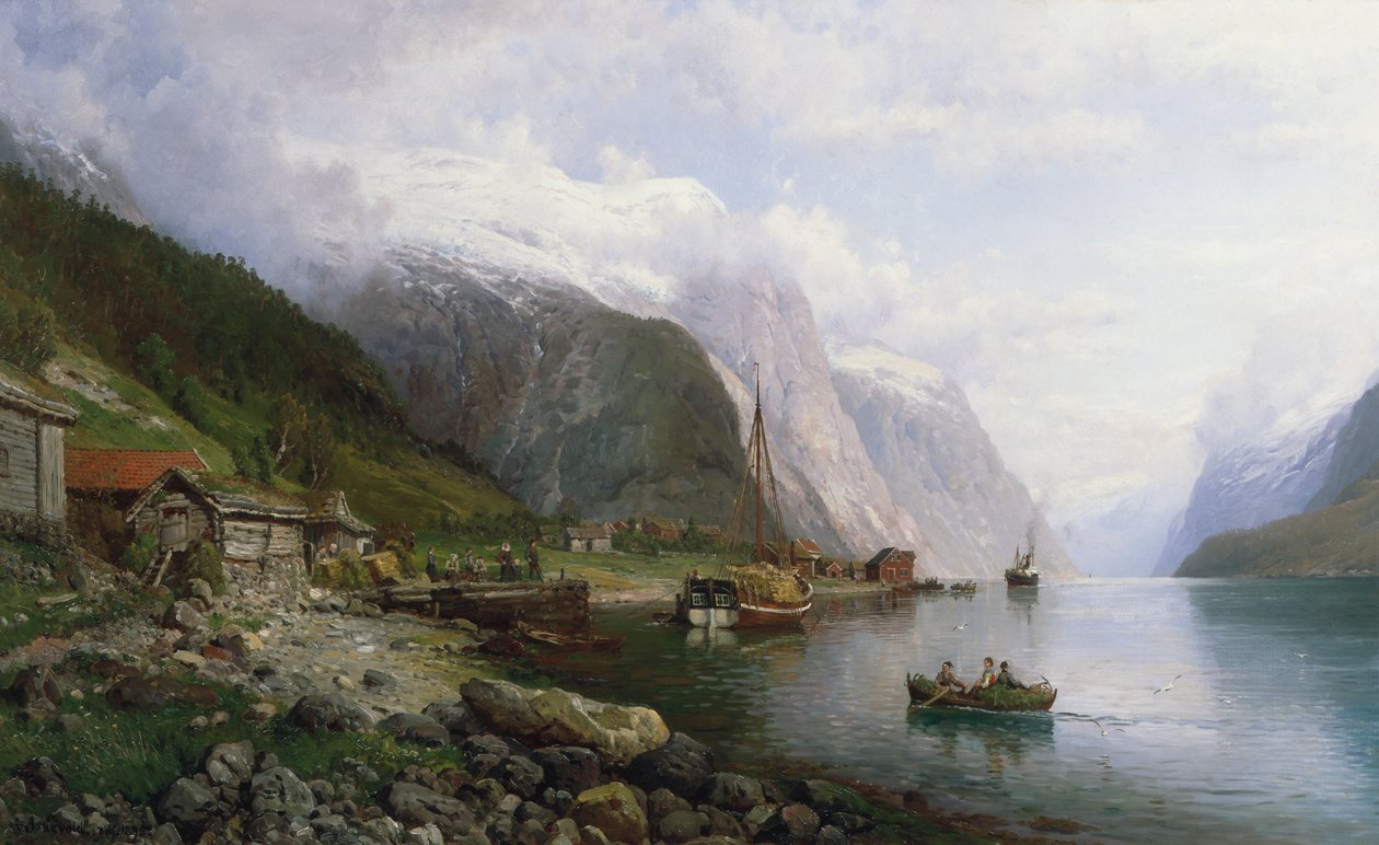 Odcinek od Sognefjorden autorstwa Anders Askevold