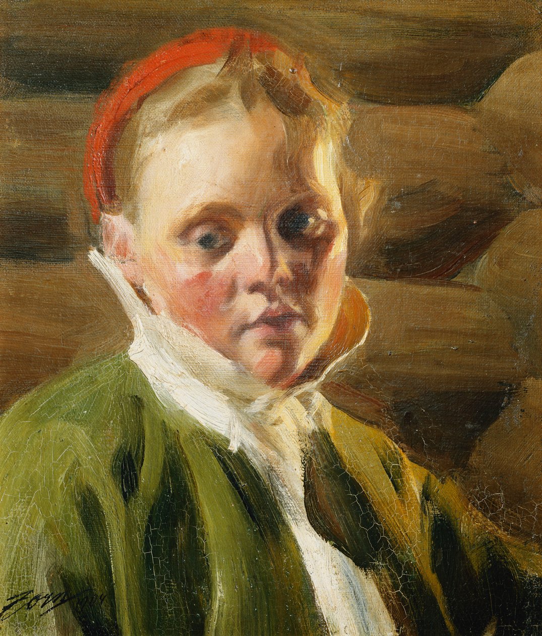Dalecarlian Girl; Morakulla, 1904 autorstwa Anders Leonard Zorn