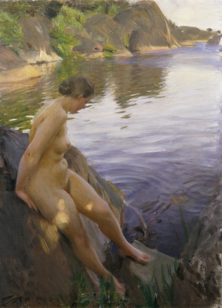Z Sandham; Fran Sandham, 1906 autorstwa Anders Leonard Zorn